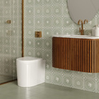 Revestimento Externo Monocolor Granilhado 20,2x20,2cm Borda Arredondada Afago Verde Liso Artens