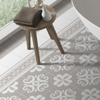 Revestimento Externo Decorado Granilhado 20x20cm Borda Arredondada Sintra Canto Gabriella