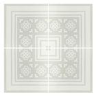 Revestimento Externo Decorado Granilhado 20x20cm Borda Arredondada Sintra Canto Gabriella
