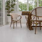 Revestimento Externo Monocolor Granilhado 20x20cm Borda Arredondada Sintra White Gabriella