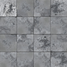 Revestimento Externo Texturizado Fosco 25x25cm Borda Reta Vestígios Cinza Artesano