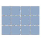 Revestimento Interno e Externo Monocolor Brilhante 30X40cm Borda Arredondada Azul Elizabeth