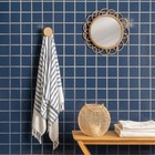 Revestimento Interno e Externo Monocolor Brilhante 30X40cm Borda Arredondada Azul Royal Elizabeth