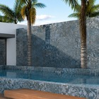 Revestimento Interno e Externo Pedra Acetinado 30X40cm Borda Arredondada Santorini Elizabeth