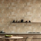 Revestimento Externo Pedra Fosco 34x58cm Borda Arredondada Dominus Bege C54045 Embramaco