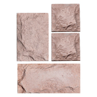 Revestimento Externo Texturizado Fosco 37,2x18,6cm Borda Reta Mykonos Ocre Artesano