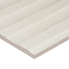 Revestimento Externo Cimentício Acetinado 40x120cm Borda Reta Santorini Off White Portinari