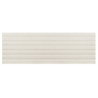 Revestimento Externo Cimentício Acetinado 40x120cm Borda Reta Santorini Off White Portinari