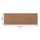 Revestimento Externo Monocolor Fosco 45x120cm Borda Reta Puraforma Graffi Toffee Portobello