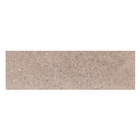 Revestimento Externo Texturizado Granilhado 7,5x25cm Borda Arredondada Brick Bege Grupo Ceral