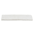 Revestimento Externo Acetinado Brick Borda Arredondada Branco 6,5x25,5x1cm Lepri