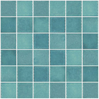 Revestimento Externo Brilhante Borda Arredondada 5x5cm Verde Maldivas