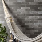 Revestimento Externo Esmaltado Central Dark Borda Arredondada Bold Preto 7x26cm Eliane