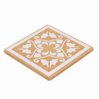 Revestimento Externo Cerâmica Decorada Natural Branca 15x15cm Lepri