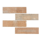 Revestimento Externo Esmaltado Giordiam Red Borda Flat Vermelho 7x26cm Portobello