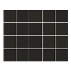 Revestimento Esmaltado Externo Neutral Borda Arredondada Ébano Mesh Matte 7,5x7,5cm Eliane