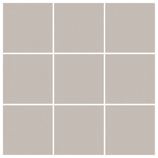 Revestimento Externo Esmaltado Surfaces Fjord Borda Arredondada Bold Cinza 9,5x9,5cm Portobello