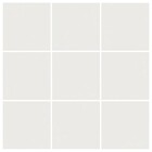 Revestimento Externo Esmaltado Surfaces Glacier Borda Arredondada Bold Branco 9,5x9,5cm Portobello