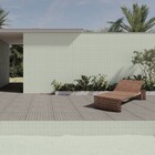 Revestimento Externo Esmaltado Surfaces Light Sea Borda Arredondada Bold Verde 9,5x9,5cm Portobello