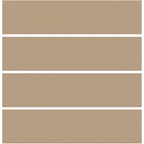 Revestimento Externo Esmaltado Surfaces Nut Borda Arredondada Bold Bege 9x37cm Portobello