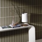 Revestimento Externo Esmaltado Surfaces Olive Borda Arredondada Bold Verde 9x37cm Portobello