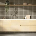 Revestimento Externo Esmaltado Surfaces Olive Borda Arredondada Bold Verde 9x37cm Portobello