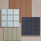 Revestimento Externo Esmaltado Surfaces Pistachio Borda Arredondada Bold Verde 9x37cm Portobello