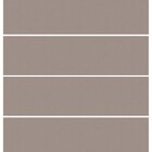 Revestimento Externo Esmaltado Surfaces Rope Borda Arredondada Bold Bege 7x26cm Portobello