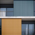 Revestimento Externo Esmaltado Surfaces Ultramarine Borda Arredondada Bold Azul 9,5x9,5cm Portobello