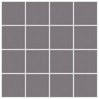 Revestimento Externo Esmaltado Surfaces Zinc Borda Arredondada Bold Cinza 7,5x7,5cm Portobello