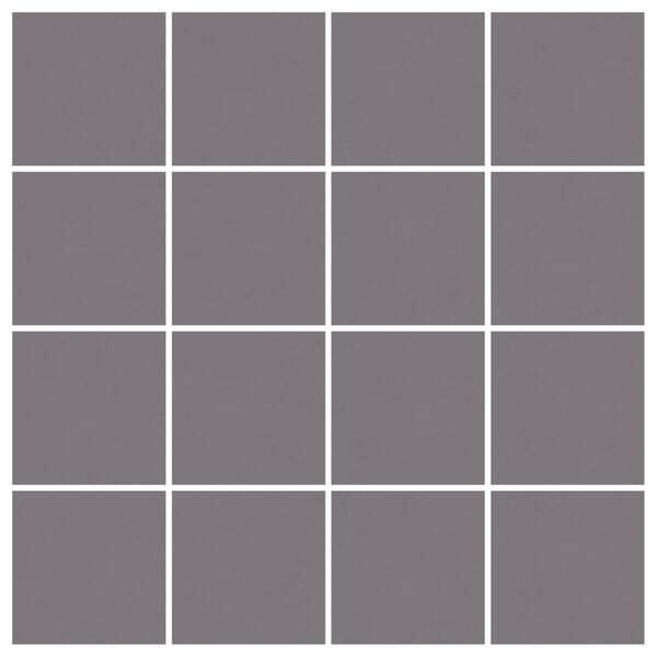 Revestimento Externo Esmaltado Surfaces Zinc Borda Arredondada Bold Cinza 7,5x7,5cm Portobello