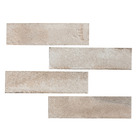 Revestimento Externo Esmaltado Yorkshire Light Borda Flat Cinza 7x26cm Portobello