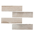 Revestimento Externo Esmaltado Yorkshire Light Borda Flat Cinza 7x26cm Portobello