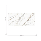 Revestimento Flexvel Brilhante Borda Reta 122x244cm Super Lastra SPC Royal Calacata Van Gogh