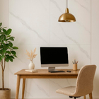 Revestimento Flexível Brilhante Borda Reta 122x244cm Super Lastra SPC Royal Statuario Van Gogh