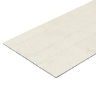 Revestimento Flexível em Placa Autocolante de Pedra Natural para Parede 15x60cm Branco