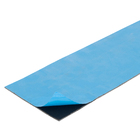 Revestimento Flexível em Placa Autocolante de Pedra Natural para Parede 15x60cm Preto