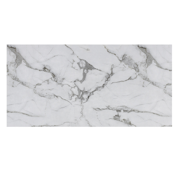 Revestimento Flexível em Placa Marmorizada de PVC para Parede 60x120cm Calacatta