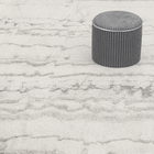 Revestimento Flexível em Placa de Pedra Natural para Parede 61x122cm Branco e Cinza