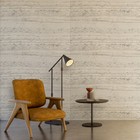 Revestimento Flexível em Placa de Pedra Natural para Parede 61x122cm Branco e Cinza