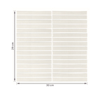 Revestimento Interno Porcelanato Monocolor Branco Botanique Camellia 29x30cm Portobello