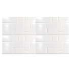 Revestimento Interno 3D Acetinado 32x60cm Borda Reta Skina Branco 8068416 Elizabeth