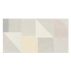 Revestimento Interno Decorado Acetinado 38x76cm Borda Reta Cemento Vecchio RT38027 Embramaco