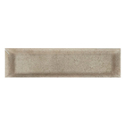 Revestimento Interno Decorado Brilhante 7,5x30,5cm Borda Arredondada Vetri Bege Gabriella
