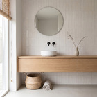 Revestimento Interno Monocolor Brilhante 75x305cm Borda Arredondada Aura Branco Gabriella