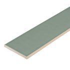 Revestimento Interno Monocolor Brilhante 75x305cm Borda Arredondada Aura Green Gabriella