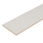 Revestimento Interno Monocolor Brilhante 7,5x30,5cm Borda Arredondada Aura Ivory Gabriella