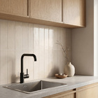 Revestimento Interno Monocolor Brilhante 75x305cm Borda Arredondada Aura Ivory Gabriella