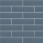 Revestimento Interno Monocolor Brilhante 7,5x30,5cm Borda Arredondada Aura Ocean Gabriella