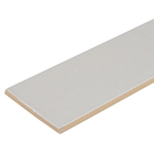 Revestimento Interno Monocolor Brilhante 7,5x30,5cm Borda Arredondada Aura Pearl Gabriella